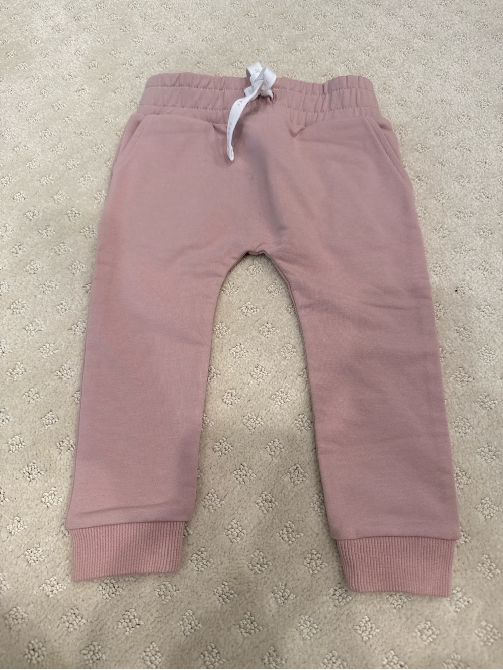 Jamie Kay Dusty Pink Organic Cotton Jogger Sweatpants 2Y NWT